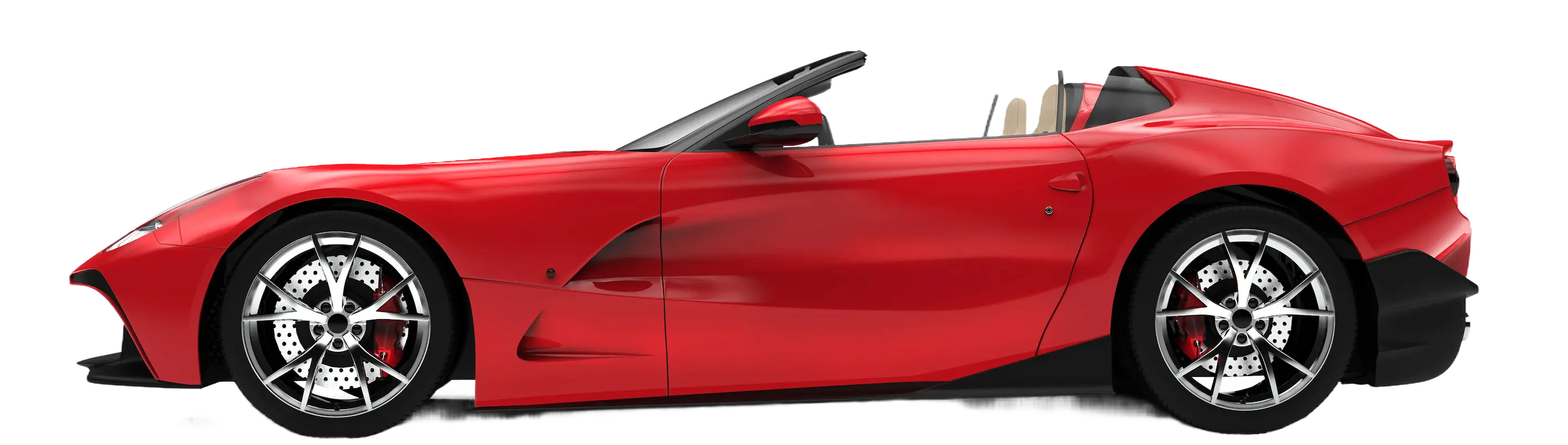 Ferrari side view