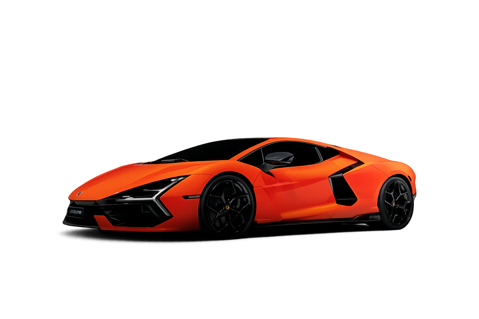 Orange Lamborghini Revuelto